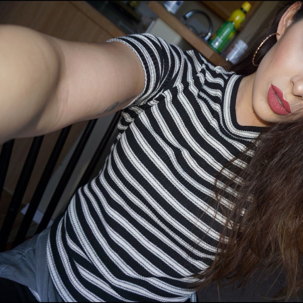 90s Inspired Striped Top